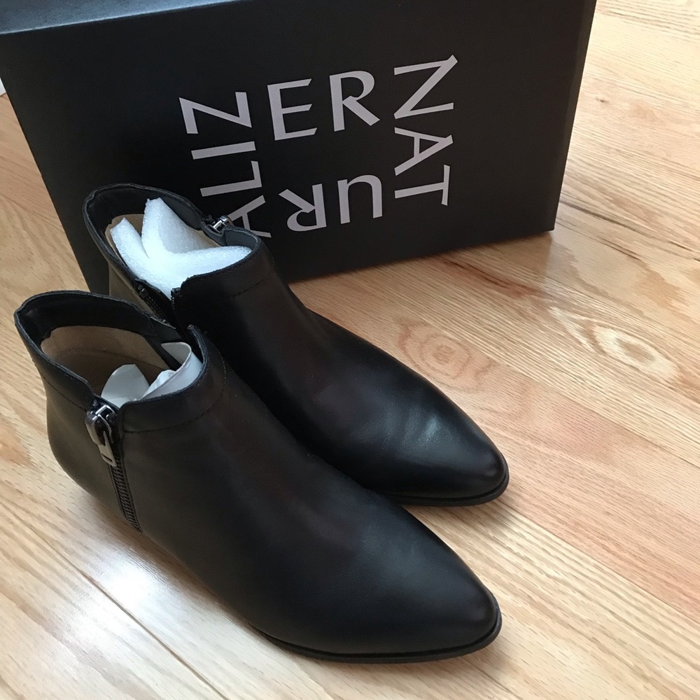 Naturalized ankle boots